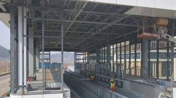 美丽小巧！济南高新区“云巴”春暄路站房已建好