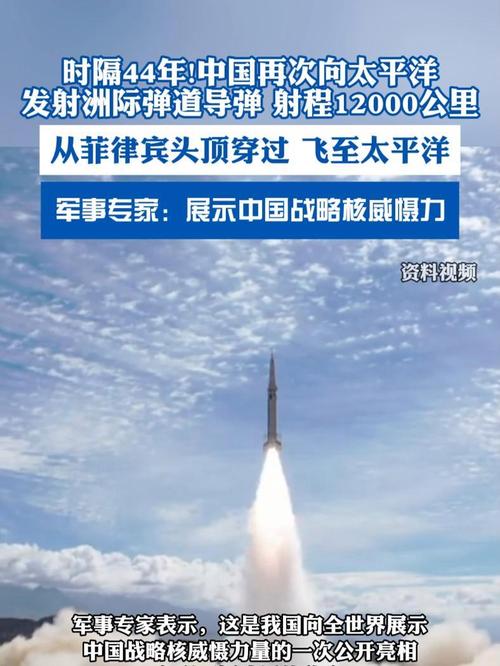 中国发射洲际导弹成功?