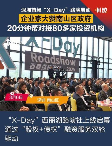 “X-Day”西丽湖路演6大项目“炸场”下一站时间已定…