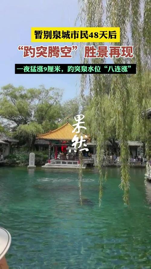 果然视频|高压水枪 水面拉网，济南趵突泉景区多措并举治飘絮