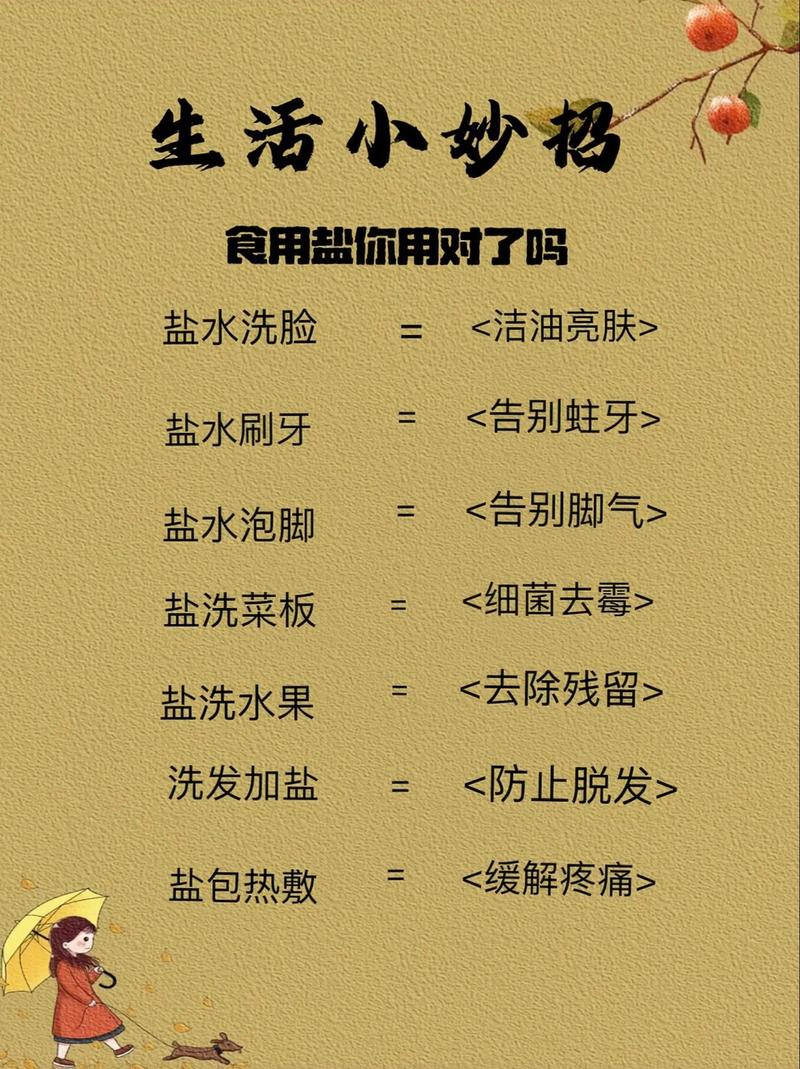 盐放三处，人财两胜。人还有这个神奇的作用，一起看看盐的用吧！