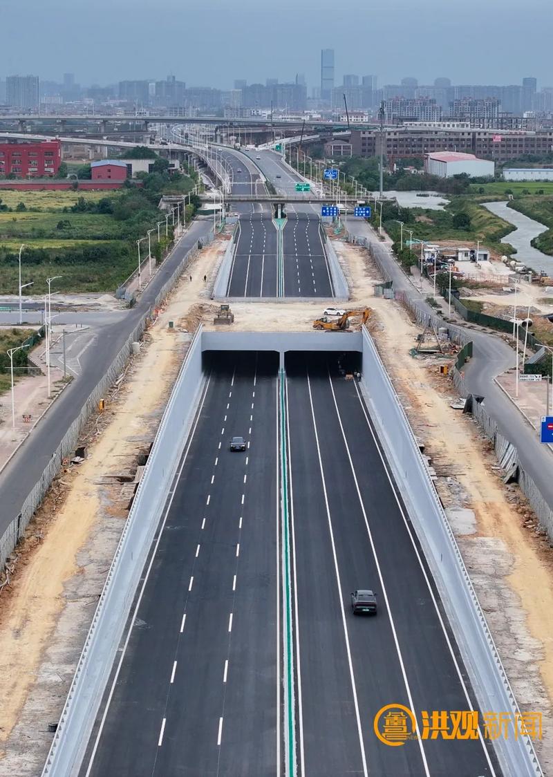实拍，昌万公路南昌高新区麻丘镇至南昌县塘南镇路段#