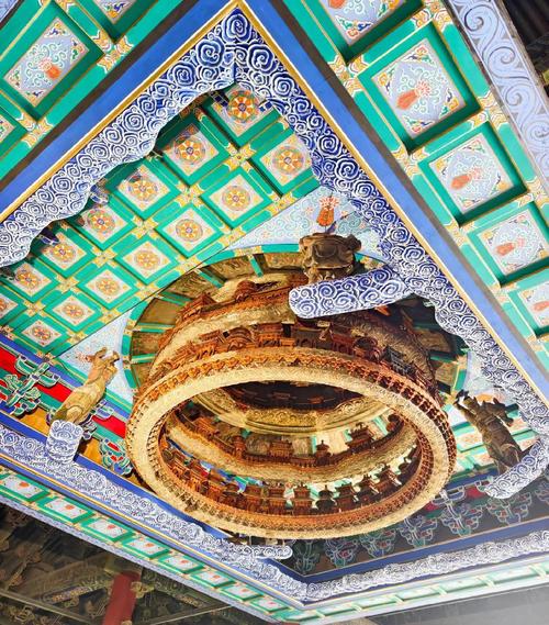 隆福寺“次间藻井”北京旅游 历史古迹 藻井 北京先农坛