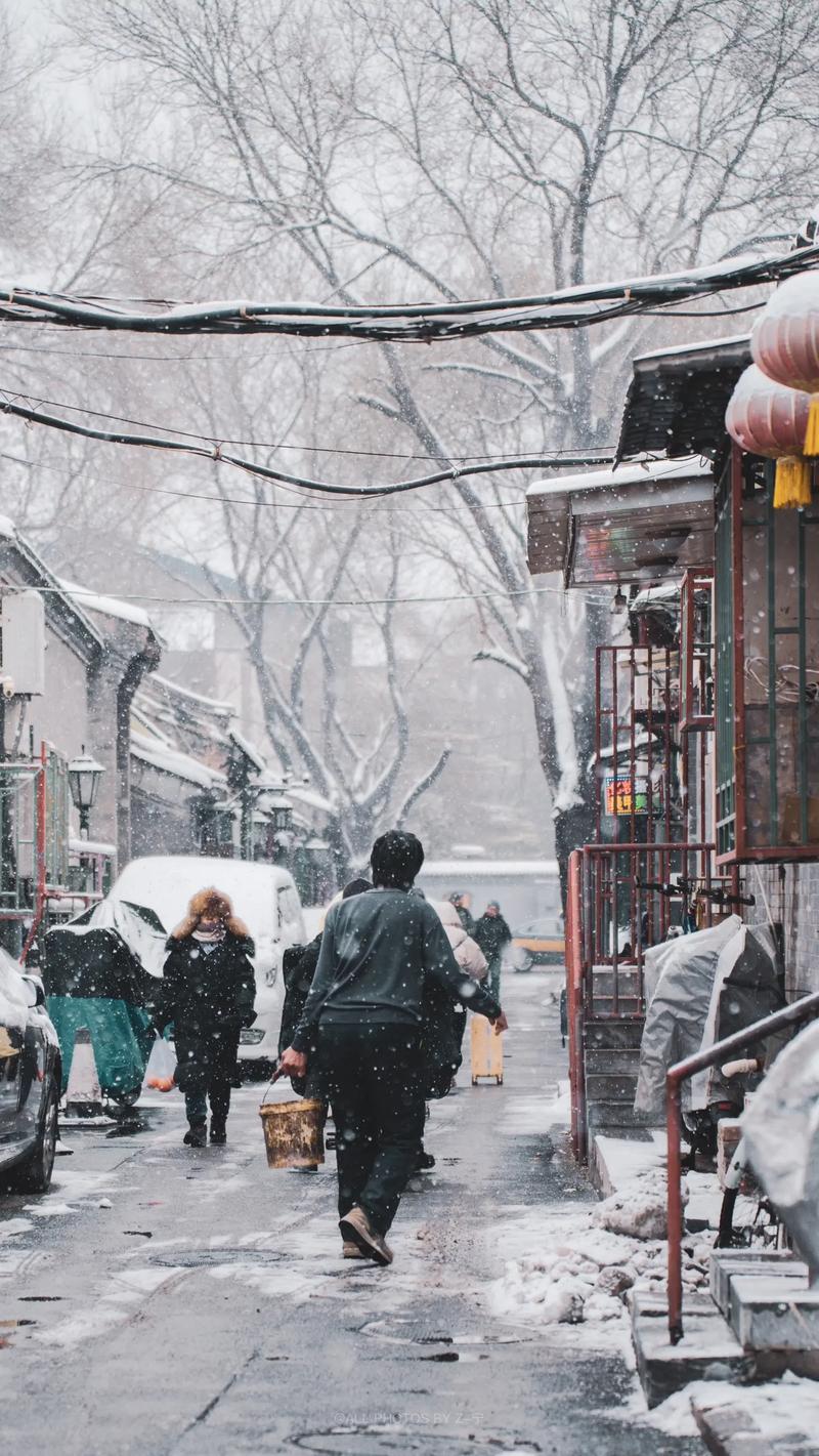 今天，北京下！雪！了！
