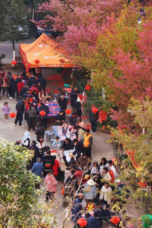 四川荥经：千人欢聚古道长街宴 五盘四碗”迎八方游客