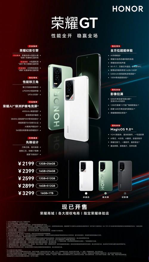 荣耀GT Pro正式发布：西装暴徒，堆料堆出性价比