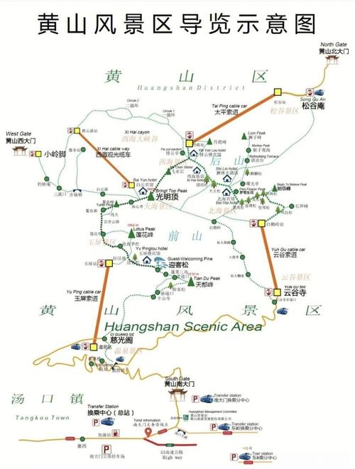 黄山风景区一日游门票价格，旅游攻略，交通路线